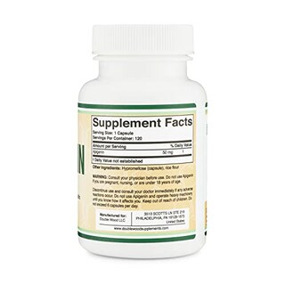 Foto 2 | Suplemento Double Wood Apigenin 50 Mg/cápsula 120 Cápsulas - Venta Internacional.
