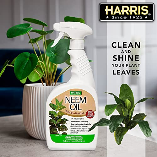 Foto 3 pulgar | Aceite De Neem En Aerosol Para Plantas Harris Prensado En Frío, 600 Ml - Venta Internacional.