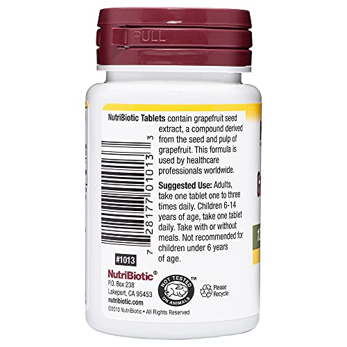 Foto 3 pulgar | Suplemento Nutribiotic De Extracto De Semilla De Pomelo 125 Mg 100 Tabletas - Venta Internacional.