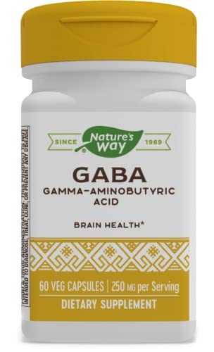 Foto 2 pulgar | Suplemento De 250 Mg De Ácido Gamma-aminobutírico Gaba De Nature's Way - Venta Internacional.