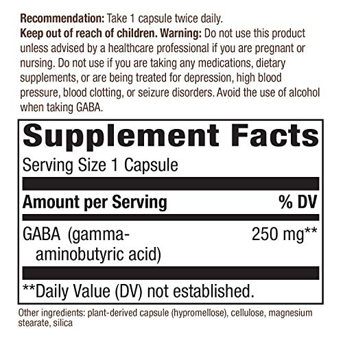 Foto 5 | Suplemento De 250 Mg De Ácido Gamma-aminobutírico Gaba De Nature's Way - Venta Internacional.