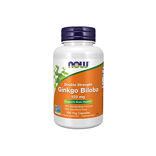 Foto 2 pulgar | Supplement Now Ginkgo Biloba 120 Mg De Doble Concentración, 100 Cápsulas - Venta Internacional.