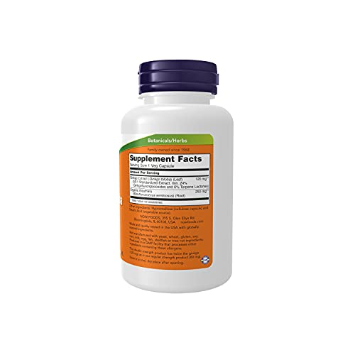 Foto 3 pulgar | Supplement Now Ginkgo Biloba 120 Mg De Doble Concentración, 100 Cápsulas - Venta Internacional.