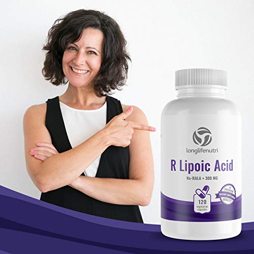 Foto 7 pulgar | Suplemento De Ácido Lipoico Longlifenutri R-alpha 300 Mg 120 Cápsulas - Venta Internacional.