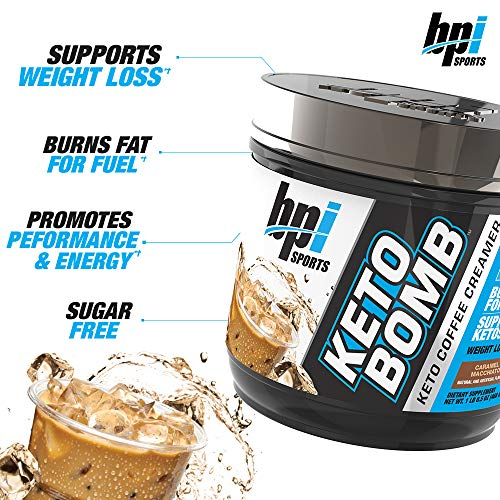 Foto 4 pulgar | Keto Creamer Bpi Sports Keto Bomb Caramel Macchiato 18 Servi - Venta Internacional.