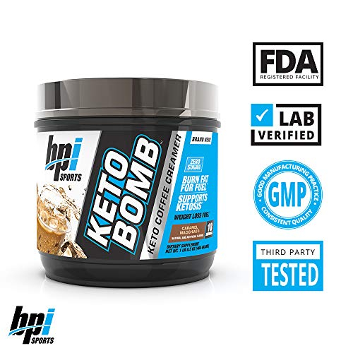 Foto 6 pulgar | Keto Creamer Bpi Sports Keto Bomb Caramel Macchiato 18 Servi - Venta Internacional.
