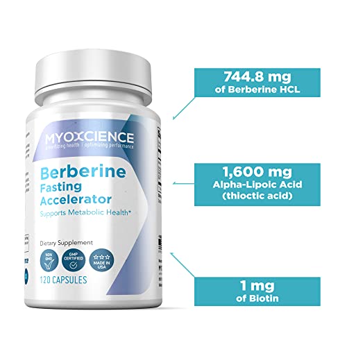 Foto 3 pulgar | Suplemento Myoxcience Berberine Fasting Accelerator - Venta Internacional.