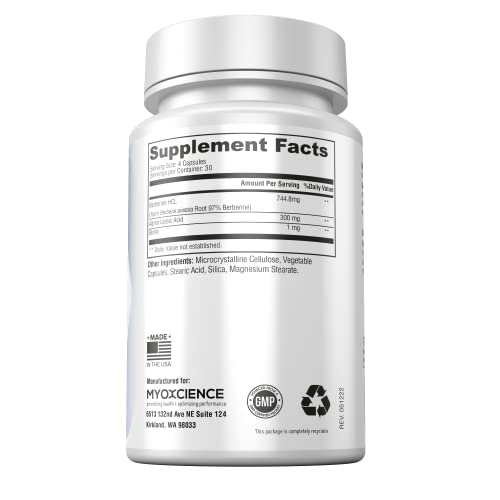 Foto 4 pulgar | Suplemento Myoxcience Berberine Fasting Accelerator - Venta Internacional.