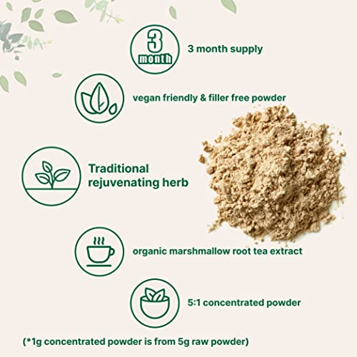 Foto 4 pulgar | Té En Polvo Con Microingredientes, Raíz De Malvavisco Orgánico, 120 Ml - Venta Internacional.