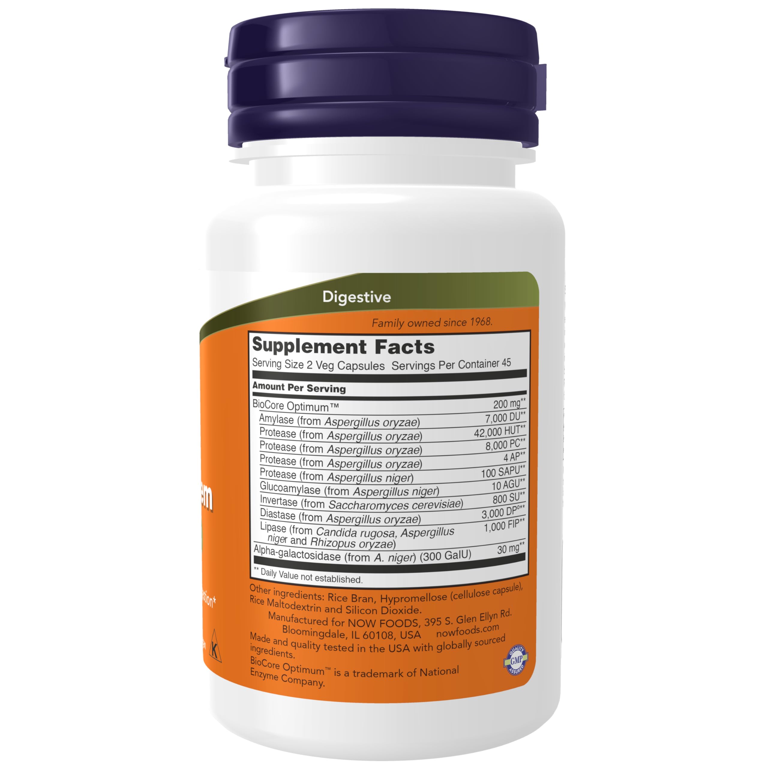 Foto 3 pulgar | Supplements Now Optimal Digestive System 90 Cápsulas Vegetarianas - Venta Internacional.