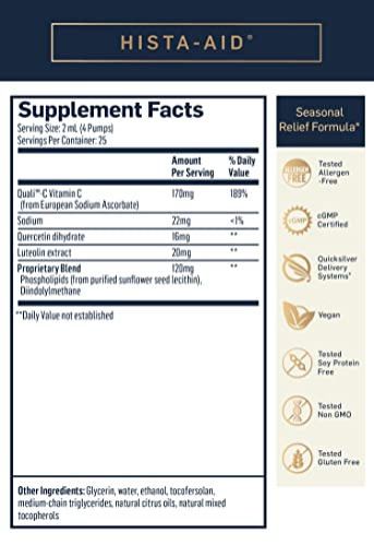 Foto 6 | Suplemento Hista-aid 5 Nanoemulsionado Quicksilver Scientific - Venta Internacional.