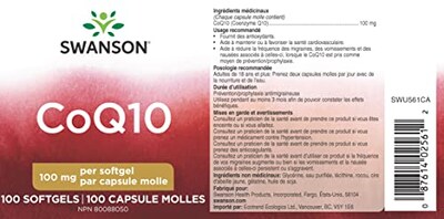 Foto 3 | Suplemento Swanson Coq10 Energy Antioxidant Support 100 Mgx10 - Venta Internacional.