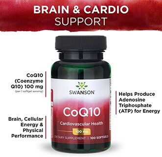 Foto 6 | Suplemento Swanson Coq10 Energy Antioxidant Support 100 Mgx10 - Venta Internacional.