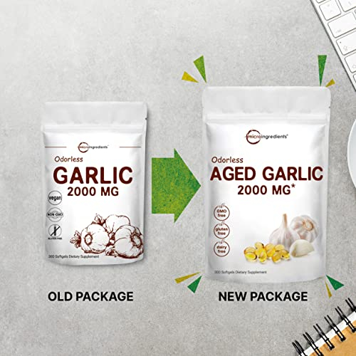 Foto 5 pulgar | Suplemento: Microingredientes: Ajo Inodoro, 2000 Mg, 300 G, Suave - Venta Internacional.