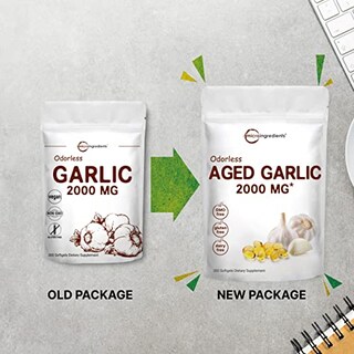 Foto 4 | Suplemento: Microingredientes: Ajo Inodoro, 2000 Mg, 300 G, Suave - Venta Internacional.