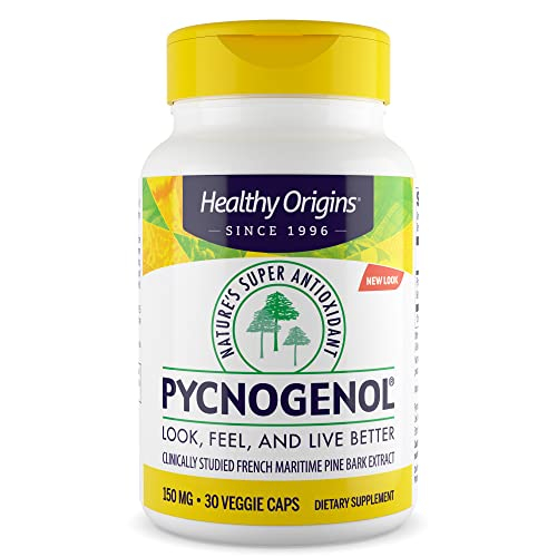Foto 2 pulgar | Suplemento Healthy Origins Pycnogenol 150 Mg 30 Comprimidos - Venta Internacional.