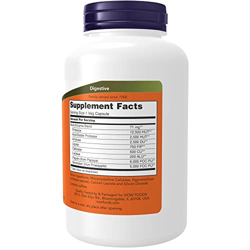 Foto 3 pulgar | Complementa Now Plant Enzymes Con Lactasa, Proteasa Y Papaína 2 - Venta Internacional.