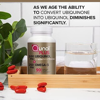 Foto 3 | Suplemento Qunol Plus Ubiquinol Coq10 100 Mg Con Omega 3 250 Mg - Venta Internacional.