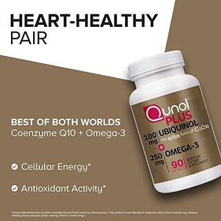 Foto 6 | Suplemento Qunol Plus Ubiquinol Coq10 100 Mg Con Omega 3 250 Mg - Venta Internacional.
