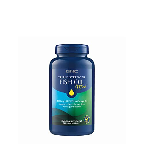 Foto 2 pulgar | Complementa Las 240 Cápsulas Blandas De Gnc Triple Strength Fish Oil Mini - Venta Internacional.
