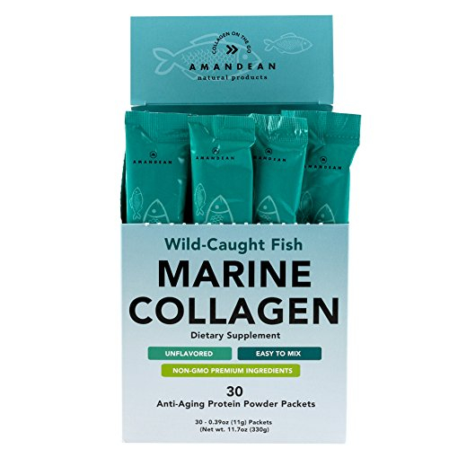 Foto 2 pulgar | Suplemento De Colágeno Amandean Marine Peptides 30 Paquetes - Venta Internacional.