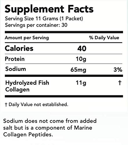 Foto 3 pulgar | Suplemento De Colágeno Amandean Marine Peptides 30 Paquetes - Venta Internacional.