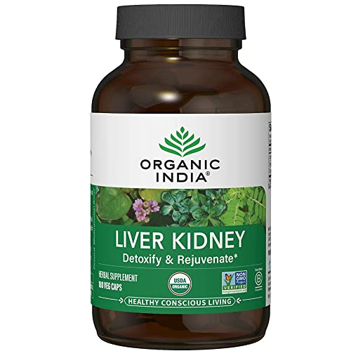 Foto 2 pulgar | Suplemento Organic India Liver Kidney Detox 90 Cápsulas - Venta Internacional.