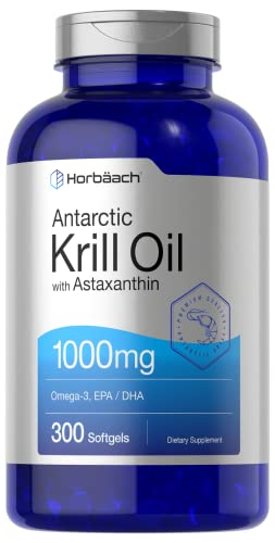 Suplemento De Aceite De Krill Horbaach 300 Cápsulas De Gelatina - Venta Internacional.