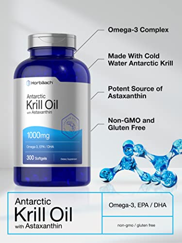 Foto 3 | Suplemento De Aceite De Krill Horbaach 300 Cápsulas De Gelatina - Venta Internacional.