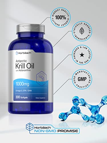 Foto 5 | Suplemento De Aceite De Krill Horbaach 300 Cápsulas De Gelatina - Venta Internacional.
