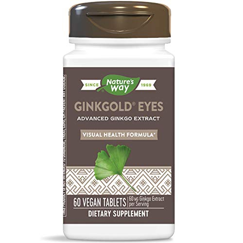 Foto 2 pulgar | Suplemento Nature's Way Ginkgold Eyes 60 Tabletas Veganas - Venta Internacional.