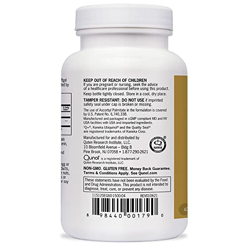 Foto 3 pulgar | Suplemento Qunol Ubiquinol Coq10, 200 Mg, Cápsulas Blandas, 60 Unidades - Venta Internacional.