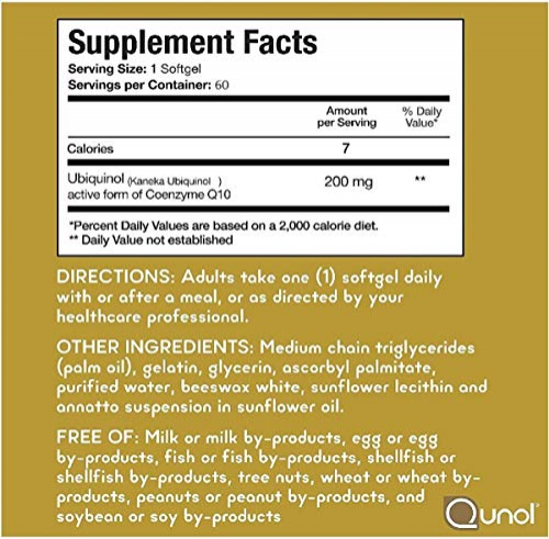 Foto 3 | Suplemento Qunol Ubiquinol Coq10, 200 Mg, Cápsulas Blandas, 60 Unidades - Venta Internacional.