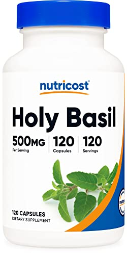 Foto 2 pulgar | Suplemento Nutricost Holy Basil 500 Mg 120 Cápsulas Vegetarianas - Venta Internacional.