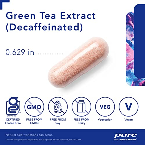 Foto 5 pulgar | Extracto De Té Verde Supplement Pure Encapsulations 120 Cápsulas - Venta Internacional.