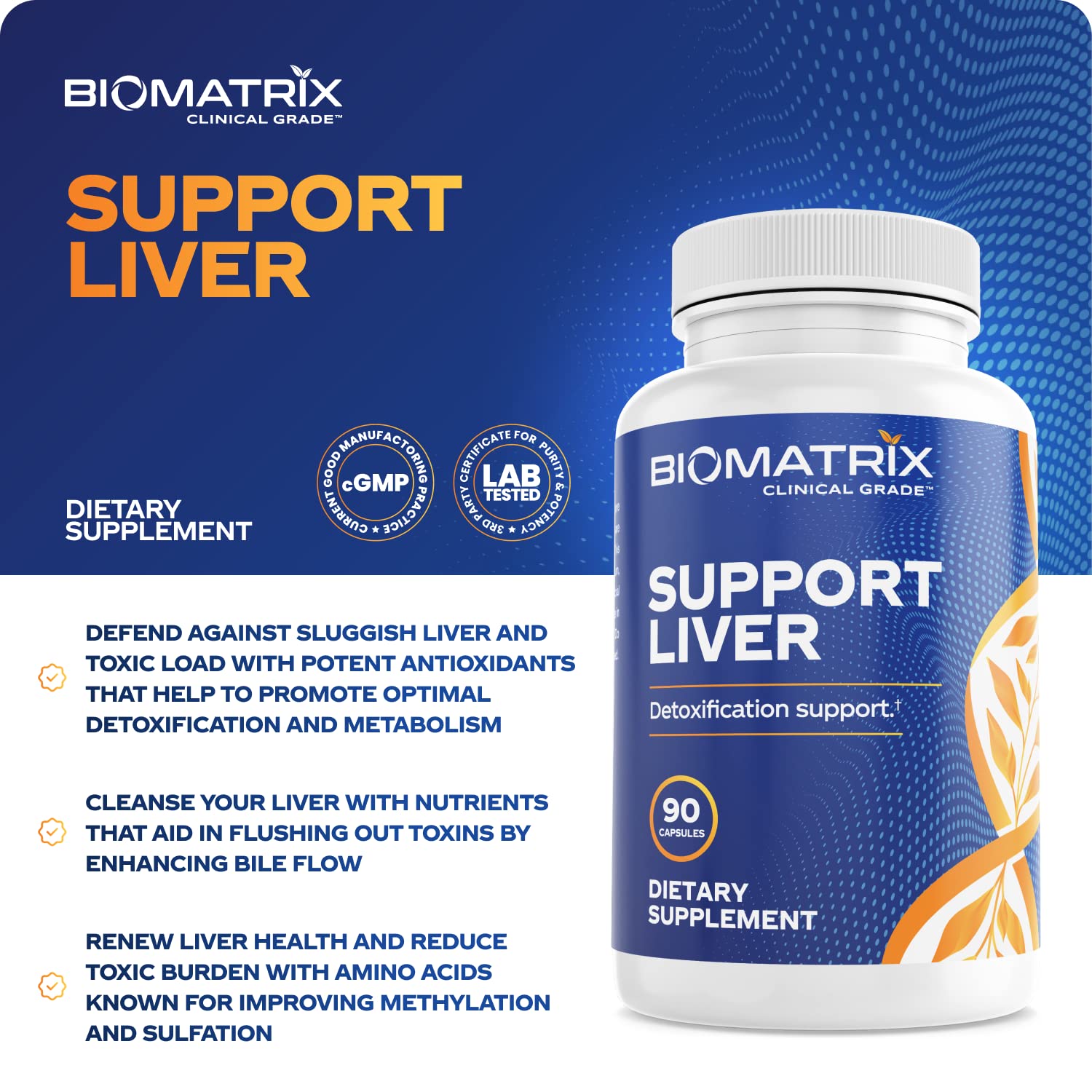 Foto 5 pulgar | Suplemento Desintoxicante Y Reparador Liver Support Cleanse Biomatrix - Venta Internacional.