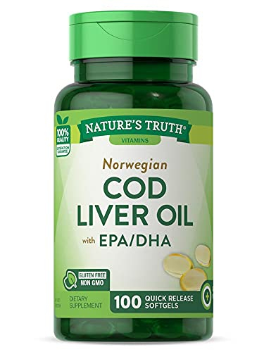 Foto 1 | Suplemento De Aceite De Hígado De Bacalao Noruego Nature's Truth, 100 Unidades - Venta Internacional.