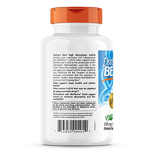 Foto 4 pulgar | Supplement Doctor's Best Coq10 De Alta Absorción, 100 Mg, 360 Cápsulas - Venta Internacional.