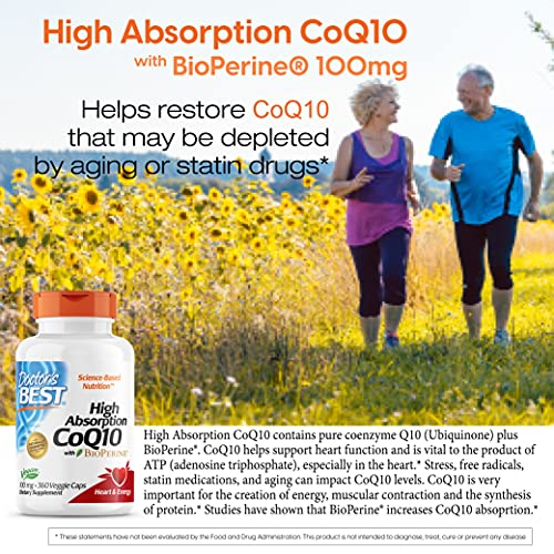 Foto 5 pulgar | Supplement Doctor's Best Coq10 De Alta Absorción, 100 Mg, 360 Cápsulas - Venta Internacional.