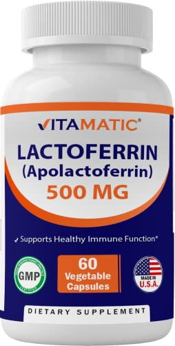 Foto 2 pulgar | Suplemento Vitamático De Lactoferrina, 500 Mg, Apolactoferrina, 60 Cápsulas - Venta Internacional.