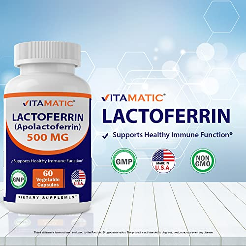 Foto 4 pulgar | Suplemento Vitamático De Lactoferrina, 500 Mg, Apolactoferrina, 60 Cápsulas - Venta Internacional.
