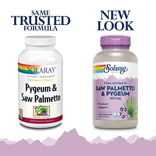 Foto 4 pulgar | Suplemento Solaray Pygeum Y Saw Palmetto Para Hombres 240 Vegca - Venta Internacional.