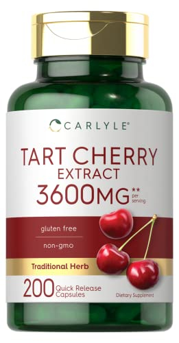 Suplemento Carlyle Tart, Extracto De Cereza, Cápsulas, 200 Unidades - Venta Internacional.