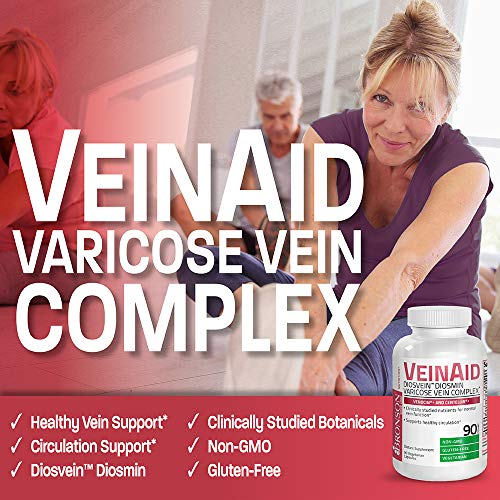 Foto 4 pulgar | Suplemento Bronson Veinaid Varicosis Veinaid 90 Cápsulas - Venta Internacional.