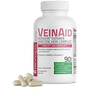 Foto 5 | Suplemento Bronson Veinaid Varicosis Veinaid 90 Cápsulas - Venta Internacional.