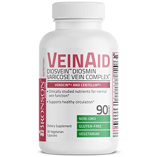 Foto 6 | Suplemento Bronson Veinaid Varicosis Veinaid 90 Cápsulas - Venta Internacional.