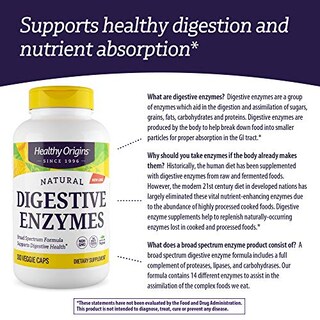 Foto 3 | Suplemento Healthy Origins Digestive Enzymes 180 Cápsulas - Venta Internacional.