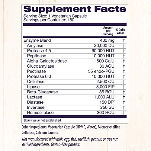 Foto 6 pulgar | Suplemento Healthy Origins Digestive Enzymes 180 Cápsulas - Venta Internacional.