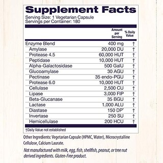 Foto 5 | Suplemento Healthy Origins Digestive Enzymes 180 Cápsulas - Venta Internacional.