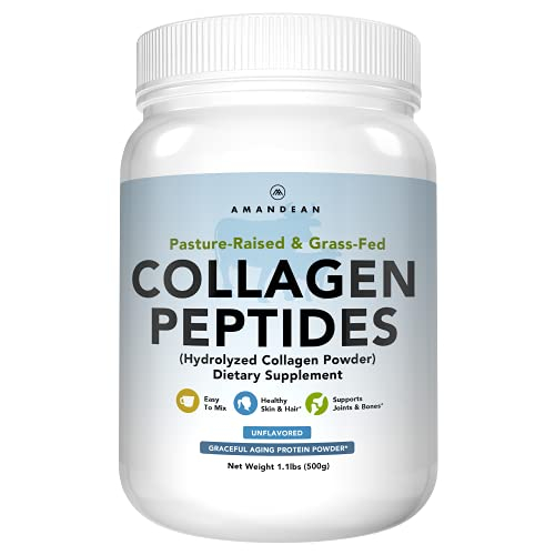 Foto 2 pulgar | Péptidos De Colágeno En Polvo Amandean Alimentados Con Pasto Tipo 1 Y 3, 500 Ml - Venta Internacional.